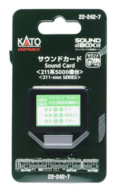 KATO Звуковая карта N gauge 211 серии 5000 серии Железнодорожные принадлежности для моделей 22-242-7