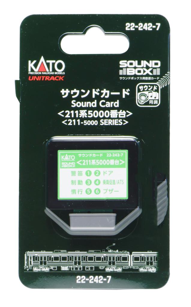 Звуковая карта KATO N gauge 211 series 5000 series Железнодорожные принадлежности для моделей 22-242-7