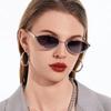 Small Frame Oval Vintage Cat Eye Sunglasses Women For Men Metal Popular Sun Glasses Punk Sexy Ladies Eyewear