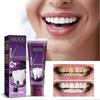 V34 Purple Toothpaste Mousse Teeth Cleaning Whitening Toothpaste Yellow Teeth Removing Tooth Stains Oral Cleaning Hygiene NEW