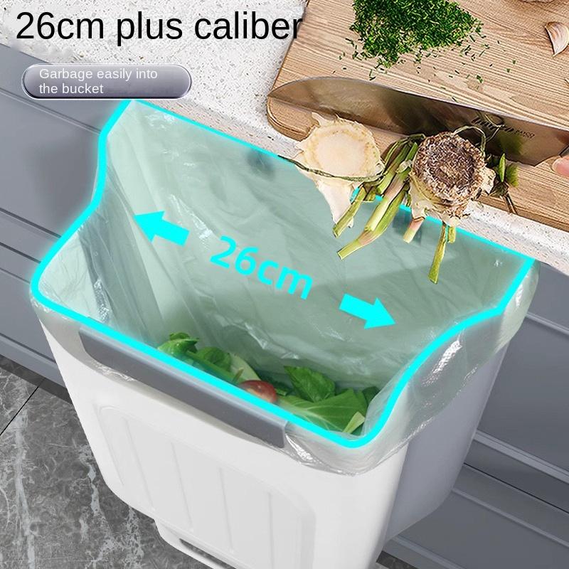 4043 кухонный складной мусорный бак бытовой шкаф подвесное хранилище мусора изгиб и утолщение мусорный бак большого диаметра