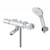 INAX Thermostatic Bath Faucet with Plated Handle and Plated Eco Aqua Short Spout Washing Areas Cold Silver Hose Shower, (for Only), Climate,