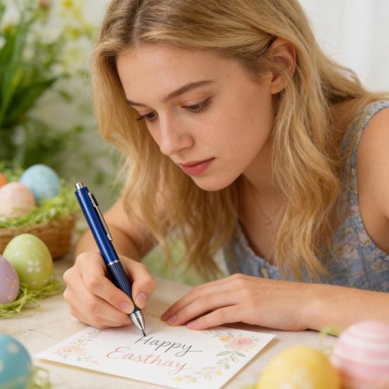 Автоматическая ручка-сенсор Многоцветная шариковая ручка Ручка для гладкого письма Сменные стержни Металлическая ручка для подписи