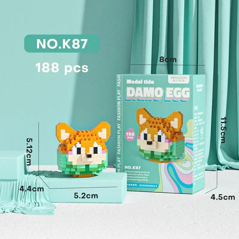 Стич ЛинаБелл Хелло Китти Sanrio Строительные Блоки Damo Яйцо Мультяшные Фигурки Кирпичики Детские Конструкторы Модель Подарок