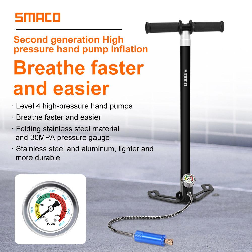 SMACO Diving Cylinder Inflator High Pressure Hand Pump