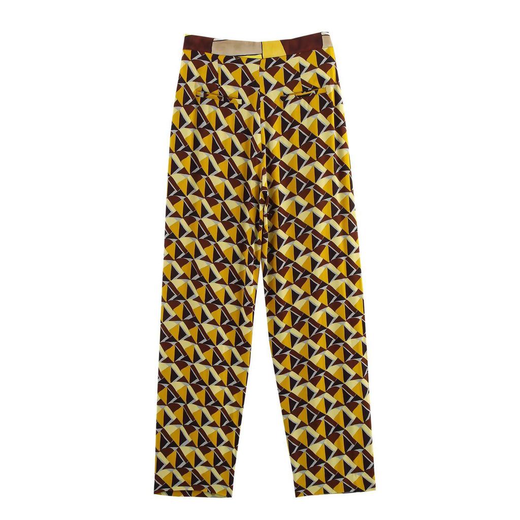 Весна 2025 Женский европейский и американский уличный стиль Принт Рубашка + Брюки Комплект