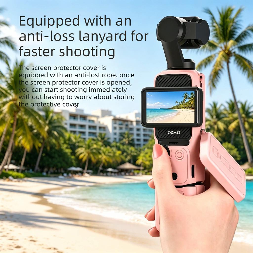 Цвет макарон Устойчивый к царапинам Силиконовый Защитный Чехол Для DJI OSMO Pocket 4 Pocket3 Спортивная Камера Защитная Крышка База Аксессуары