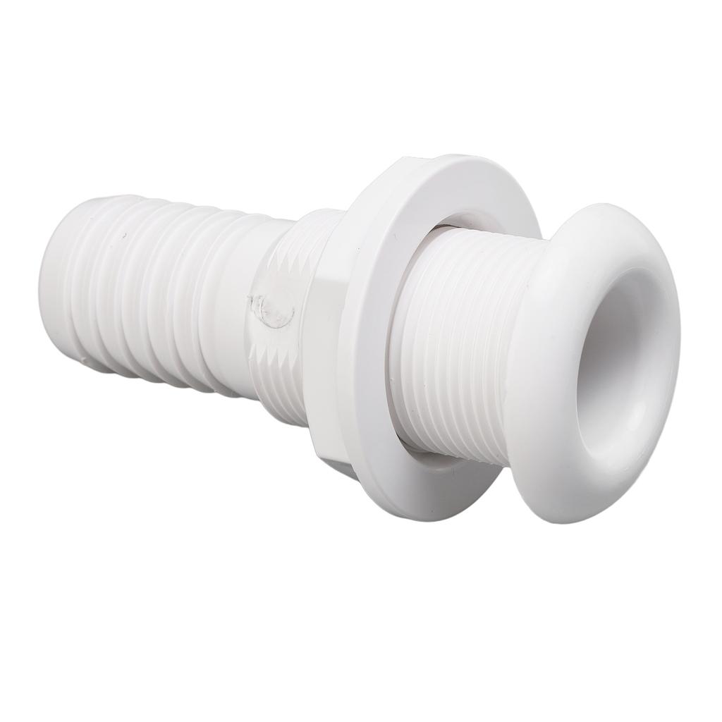 Boat Through Hull Connector 29mm Outlet Drainage Straight Drain Outlet Fittings Boat Plumbing Fittings