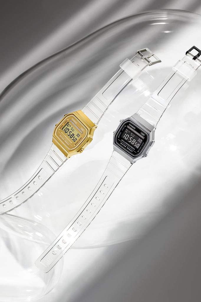 Часы унисекс для взрослых скелетон x золото [Casio] []A168XESG-9AJF