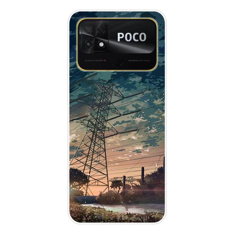 Для Xiaomi Poco C40 C 40 Чехол Мягкая силиконовая задняя крышка Мультяшный чехол для телефона Разнообразие