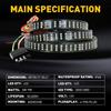 48" Truck Tailgate Inch LED Light Bar Brake Reverse Turn Signal Stop Tail Strip