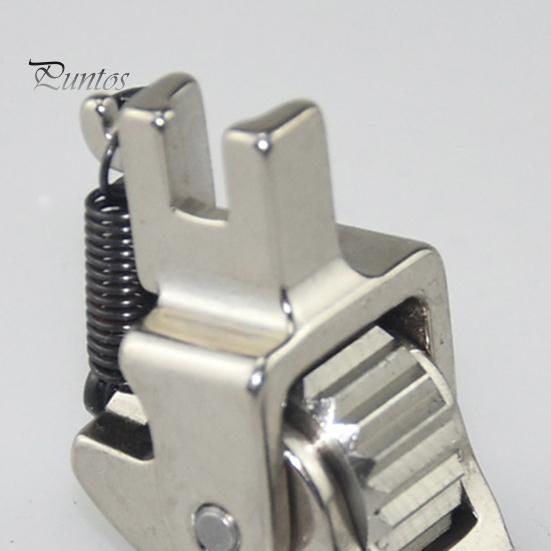 Лапка для подгибки с роликовым механизмом, регулируемая лапка для подгибки с металлическим роликом, направляющая планка для швейной машины