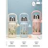 Jinli Kuangdi Huaxiang Large-Capacity Thermos Cup for Women, Portable High-Value Water Bottle, Student Car-Mounted Thermos Cup with Handle