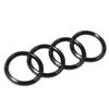 4 ring Logo Badge Car Front Grille Rear Trunk Emblem Stickers For tt A1 A3 A4 A5 A6 A7 Q3 Q5 Q7 S3 S4 S5 S6 RS3 RS4 RS5 RS6 TT