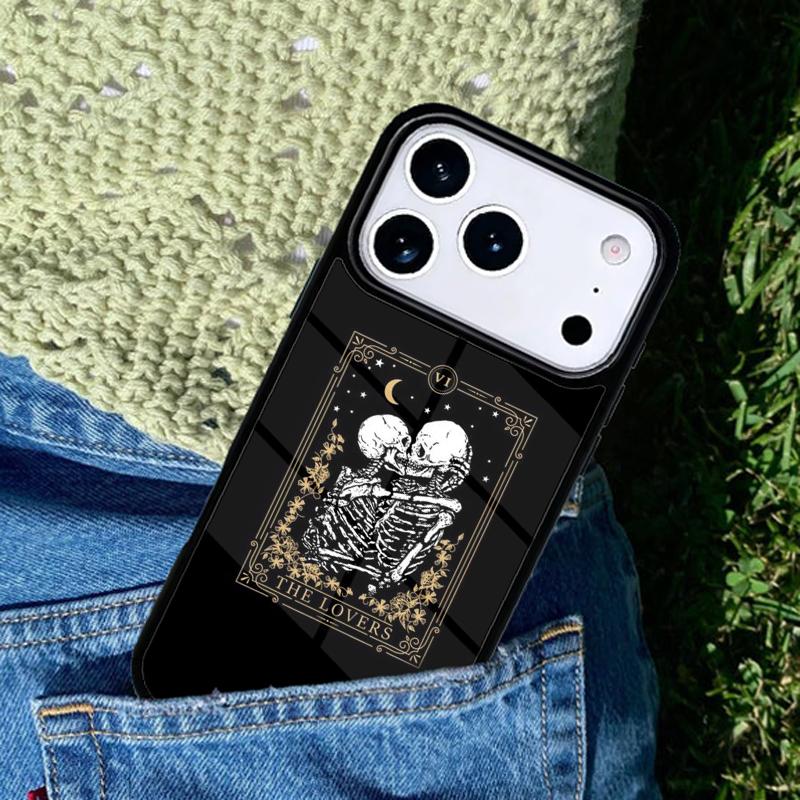 The Lovers VI Tarot Card Phone Case For iPhone 17 AIR 16 Pro Max 15 14 Pro 11 12 13 Shockproof Silicone Cover