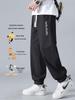 Men's Dingfengbaoluo Workwear Casual Embroidered Jogger Pants