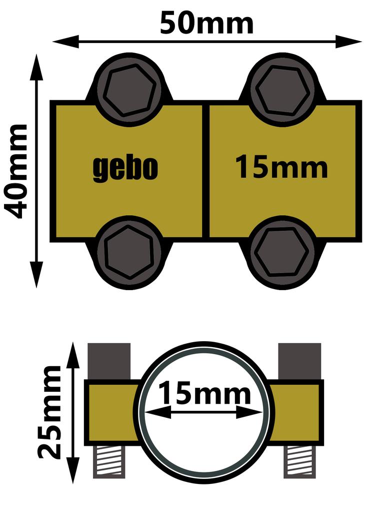 Repair Clamp for Copper Pipes Md