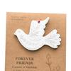 Дружба Рождественское украшение с конвертом для сообщения Дружба Голубь Поздравительная открытка Друзья навсегда