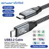 ULT-unite 20 Гбит/с 4K60 Гц USB 3.2 Type-C Кабель 0,3 м / 0,6 м / 1 м / 1,5 м / 2 м / 3 м / 5 м с быстрой зарядкой 240 Вт 5 А Сертификация CE/FCC/UKCA/RoHS