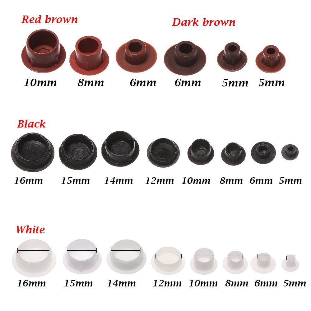 50Pcs Useful Hardware Drill Hole Plug Hole Ornament Furniture Hole Covers Dust Plug Stopper Protective Cap Screw Decor