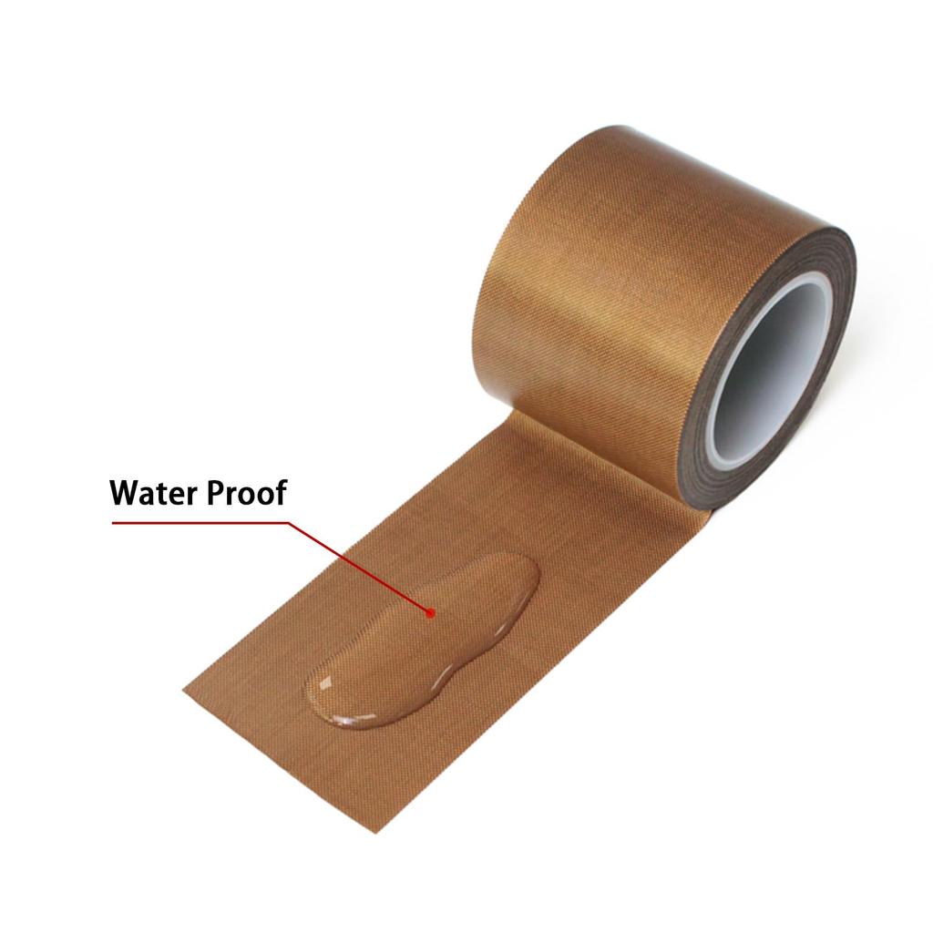 PTFE tape is used for vacuum sealing machines, coated with fiberglass tape that is waterproof, heat-resistant, and durable