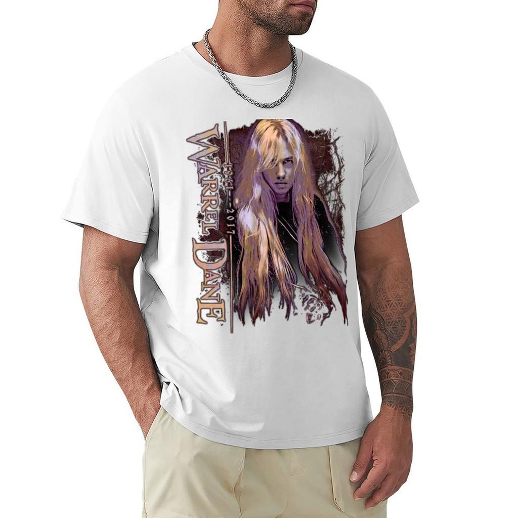 Warrel Dane Tribute Tshirt Nonshrink Basic Cotton Tshirt