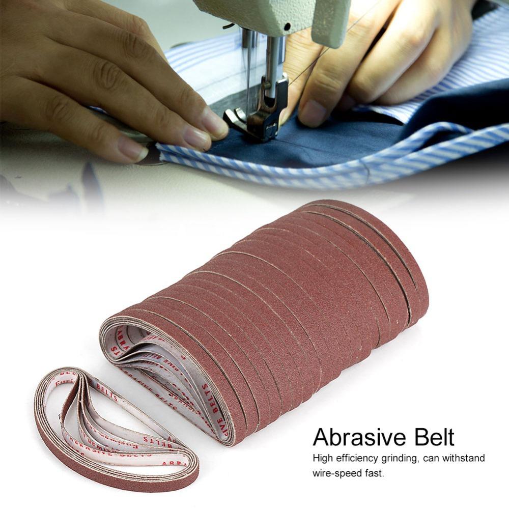 100pcs Replacement Power Finger File Medium Grit Abrasive Sanding Belts Polishing Belts Sharpening