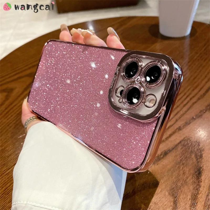 Для Tecno Spark 10 9 8 7 Pro 10C 7T 6 GO 2022 2020 8C 6 Air Блестящий Мягкий Чехол с Блестящей Бумагой Чехол с Полным Покрытием