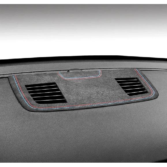 Betterhumz For BMW 3 Series E90 E92 E93 Car Dashboard Air Vent Outlet Frame Panel Trim Made of Alcantara Interior Accessories