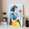 Disney 5D DIY Алмазная живопись Белоснежка Акварельная иллюстрация Полная квадратная алмазная мозаика Мультяшная вышивка крестом Картина для украшения дома