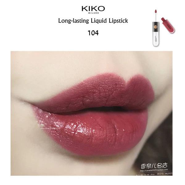Kiko Стойкий блеск для губ с двойным аппликатором