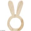 Napkin Ring - Rabbit - 2 Pcs - Wood - Decorative - Ideal for Easter