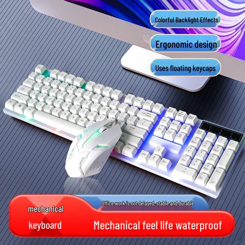 Youshi Wired Mechanical Keyboard & Mouse Combo
