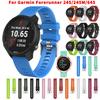 20 мм цветной ремешок для Garmin Forerunner 245 245m 645 Music Vivomove 3 HR Sport силиконовый ремешок для смарт-часов