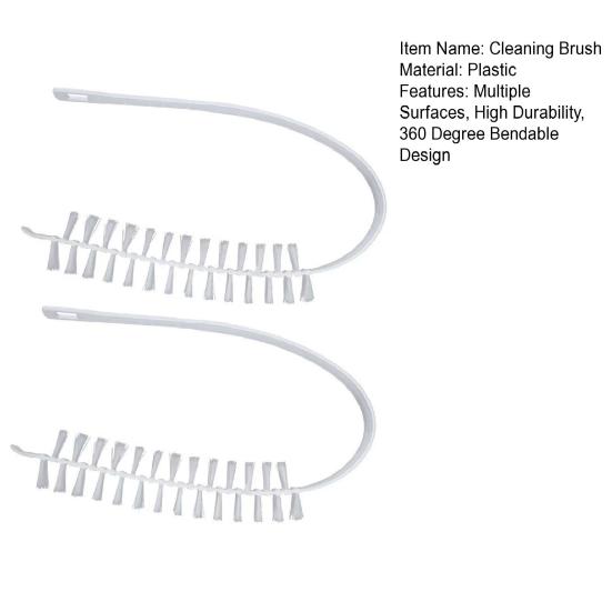 Yousheng 2/3/4/5Pcs Щетка для стиральной машины 360 градусов Сгибаемая конструкция Многоцелевая многоразовая бытовая чистящая щетка