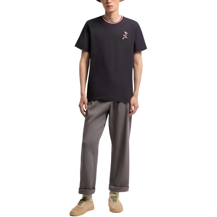 Moncler MonDuck Round Neck Pullover Short Sleeve T-Shirt Men tops L10918C0001289AYY742