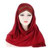Muslim Women Long Scarf Pull On Ready Wear Instant Hijab Chemo Cap One Piece Amira Head Wrap Turban Femme Shawl Bandanas Scarves