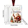 Christmas Cash Gift Holder Ornament,Crystal-Clear Christmas Money Holders for Cash,Funny Holiday Xmas Tree Hanging Ornaments