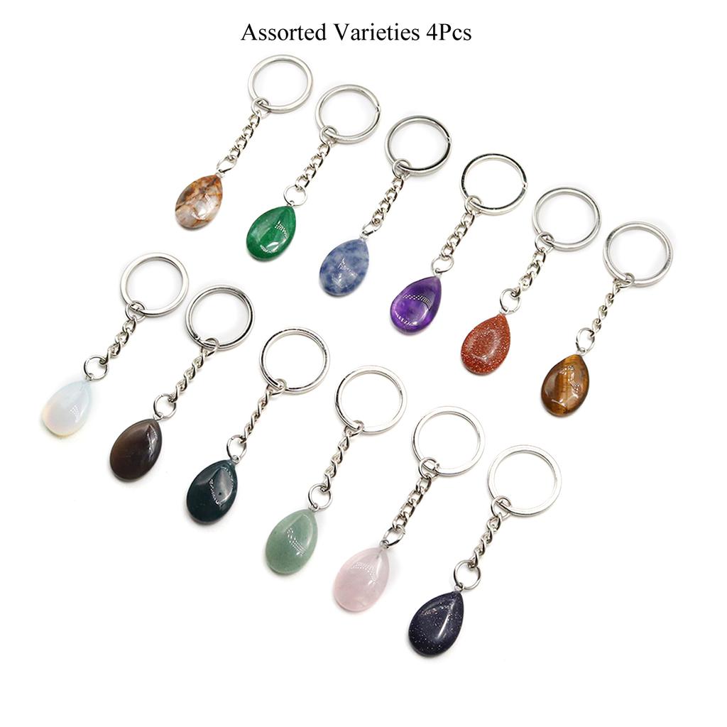 Брелок из натурального камня Брелок для ключей Брелок для ключей Drop Crystal Gems Key Finder Брелки для женщин Мужчины Ювелирные изделия, аксессуары для сумок 82x11 мм