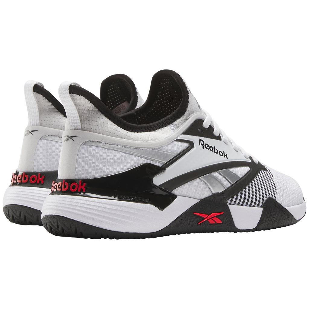 Reebok Nano Court Black White Energy Red Unisex Sneakers 100212265
