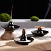 Hot Ceramic Dragon Incense Holder Smoke Backflow Incense Waterfall Burner Mini Office Desk Home Decor Teahouse Lotus Ornaments 7
