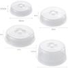 Large Microwave Splatter Cover Lid with Steam Vent Fresh Keeping Kitchen Stackable Sealing Disk Cover Universal Plate Bowl Cover