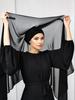 Newest Instant Chiffon Hijab With Magnetic Buckle Solid Color Woman Muslim Hijab Scarf Islamic Turban Fashion Headband Shawl