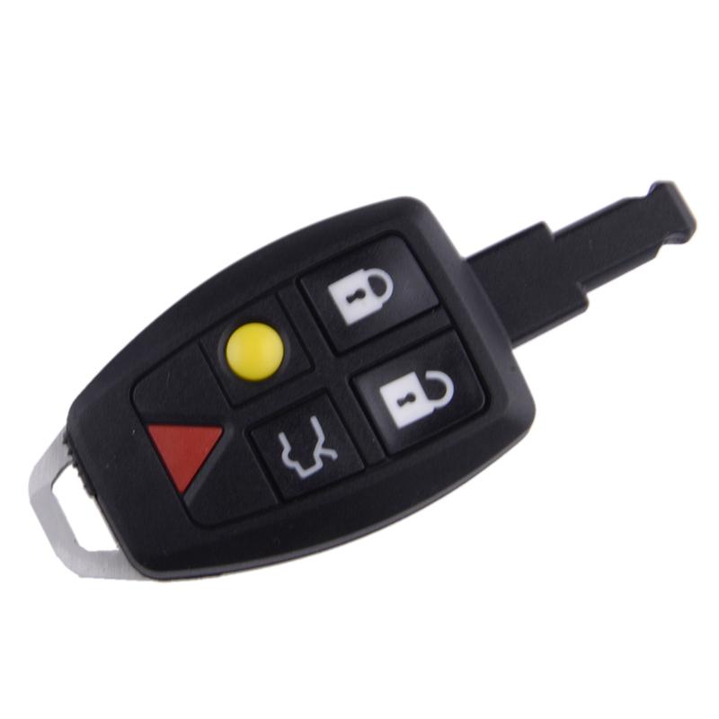 31252736 267T-5WK49259 5 кнопок Автомобильный брелок-пульт Корпус Подходит для Volvo C30 C70 S40 V50 2011 2010 2009 2008 2007