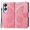 Для Oppo A60 4G Чехол с тиснением бабочки из ПУ кожи, подставка, ремешок на запястье, кошелек, чехол для телефона