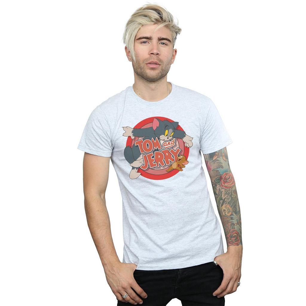 Tom and Jerry Mens Classic Catch T-Shirt