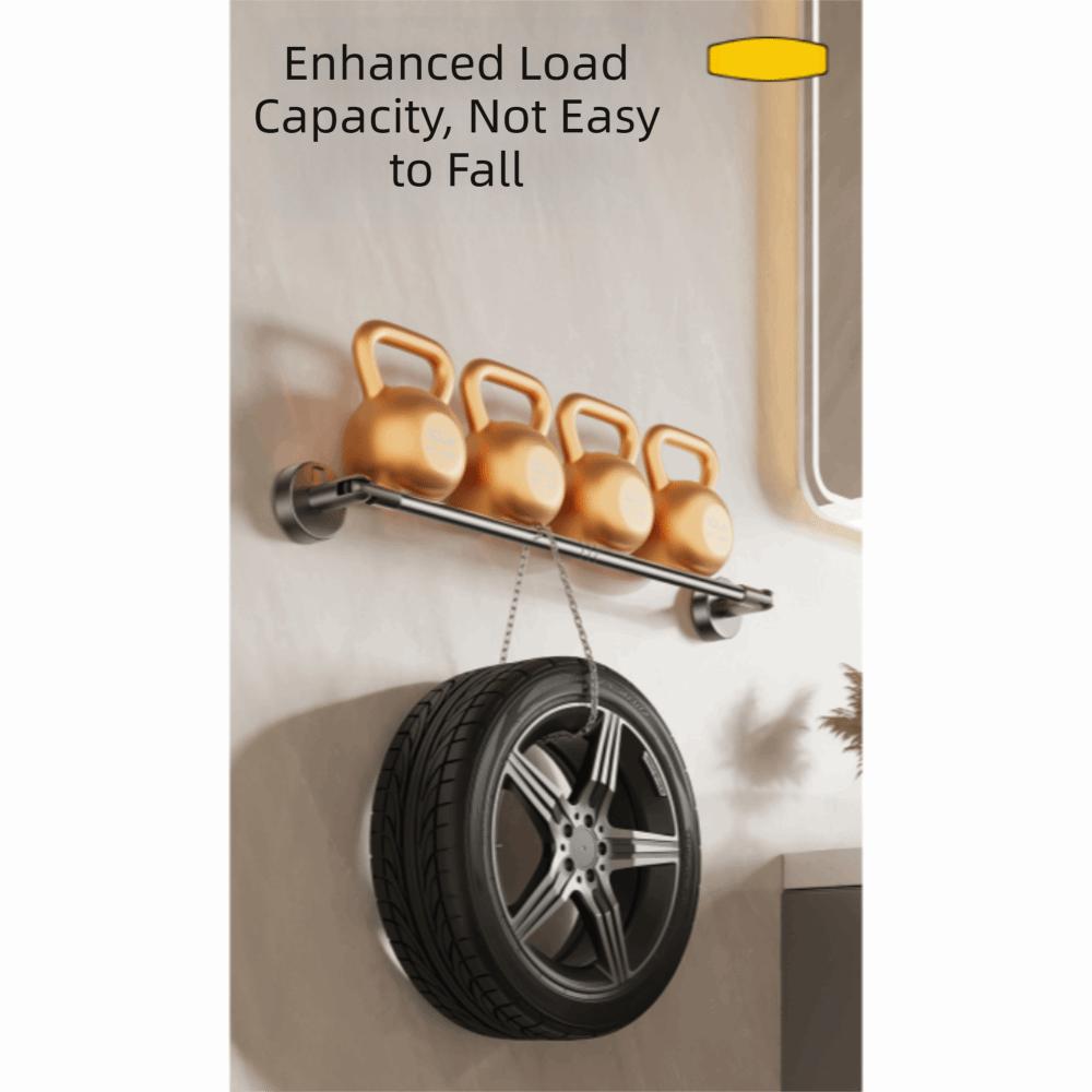 Wall Mounted Bathroom Towel Rack Retractable Bath Towel Storage Rack Shoe Storage Shelf  Home