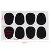 8pcs/lot Black Silicone 0.5mm Alto Tenor Rubber Saxophone Clarinet Mouthpiece Cushions