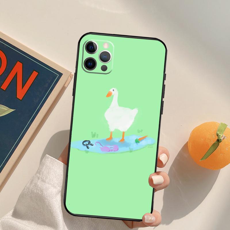 Чехол для телефона Untitled Goose Duck Game для iPhone 16 15 14 Pro Max 11 12 13 Pro Max Mini XR 16 15 Plus 16e