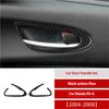 For Mazda RX-8 2004-2008 Carbon Fiber Car Accessories Door Handle Bowl Panel Interior Cover Trim Sticker